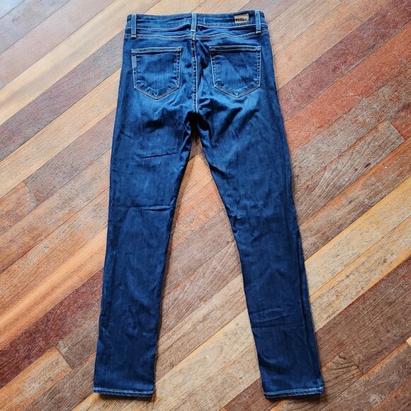 PAIGE Dark Wash Skyline Ankle Peg Jeans Size 26 - Picture 12 of 15